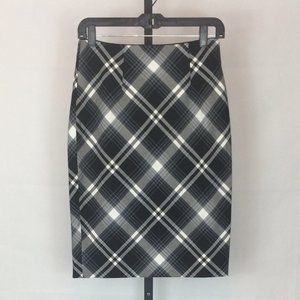 White House Black Market Black/White Stripe Skirt